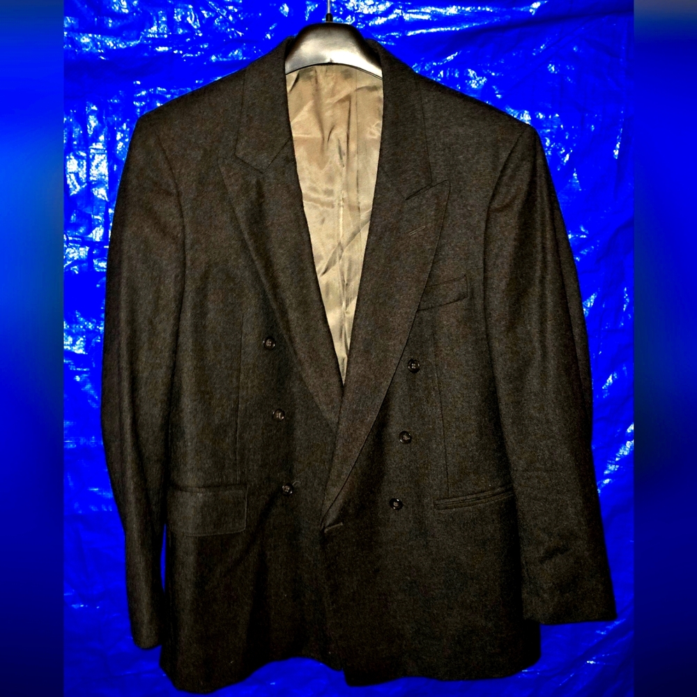 Alexander Shield Classic Brown Double-Breasted Men's Blazer